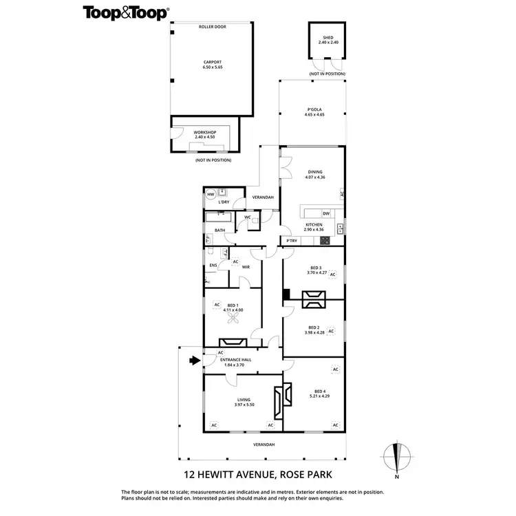Floorplan of Homely house listing, 12 Hewitt Avenue, Rose Park SA 5067
