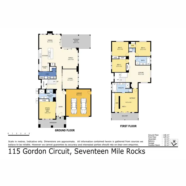 Floorplan of Homely house listing, 115 Gordon Circuit, Seventeen Mile Rocks QLD 4073