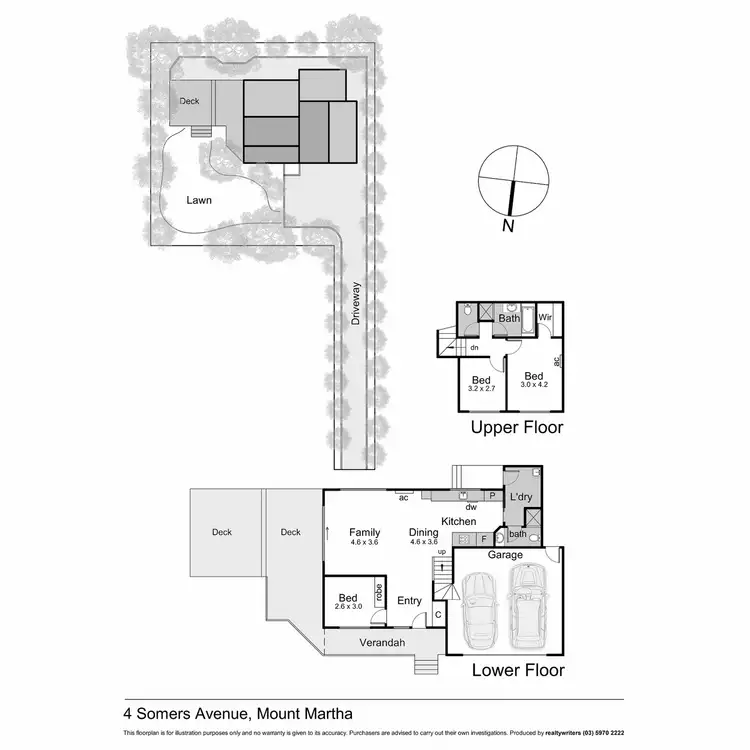 Floorplan of Homely house listing, 4 Somers Avenue, Mount Martha VIC 3934