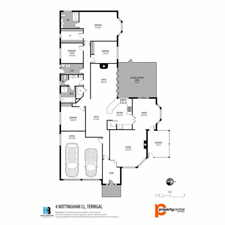 Floorplan of Homely house listing, 4 Nottingham Close, Terrigal NSW 2260