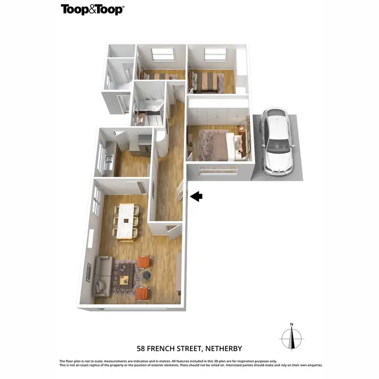 Floorplan of Homely house listing, 58 French Street, Netherby SA 5062