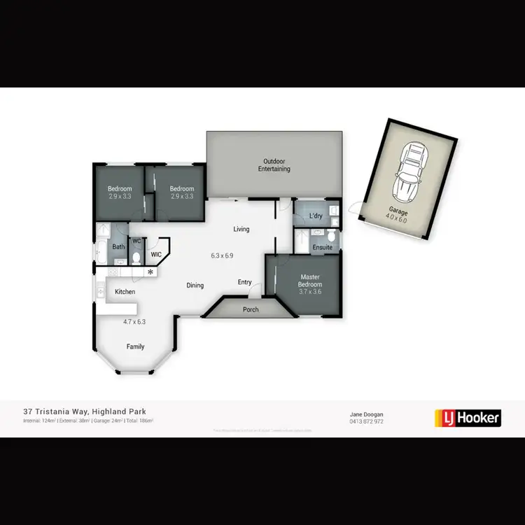 Floorplan of Homely house listing, 37 Tristania Way, Highland Park QLD 4211
