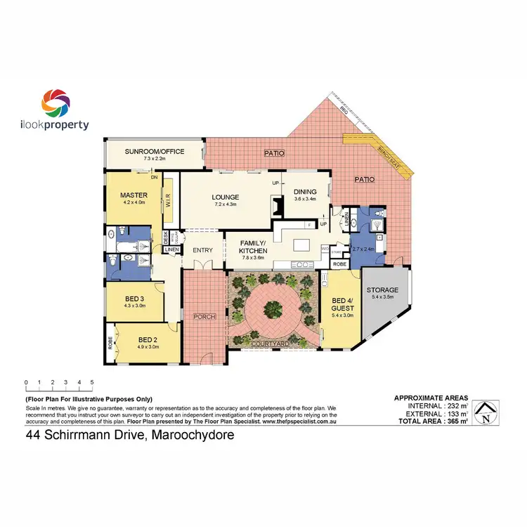 Floorplan of Homely house listing, 44 Schirrmann Drive, Maroochydore QLD 4558