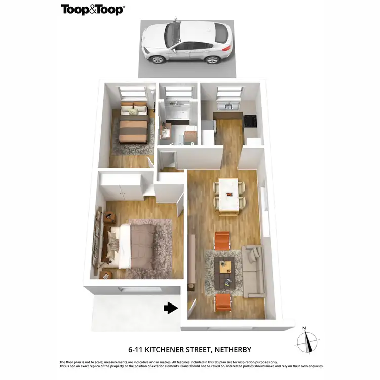 Floorplan of Homely unit listing, 6/11 Kitchener Street, Netherby SA 5062