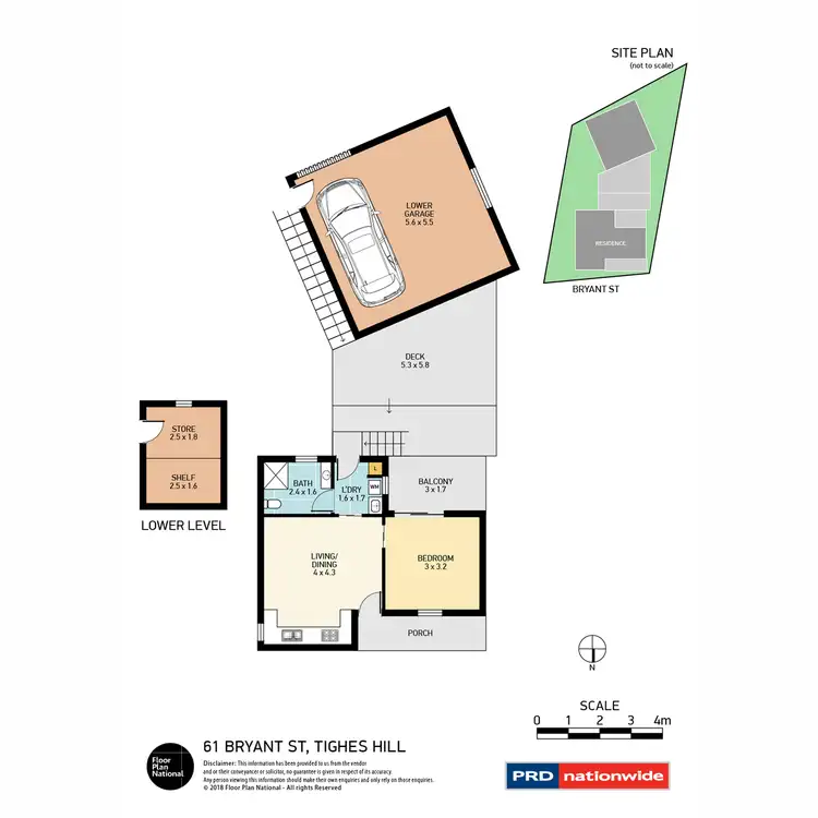 Floorplan of Homely house listing, 61 Bryant Street, Tighes Hill NSW 2297