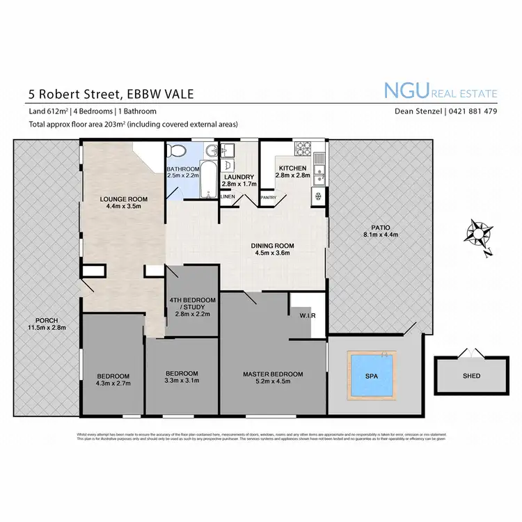 Floorplan of Homely house listing, 5 Robert Street, Ebbw Vale QLD 4304