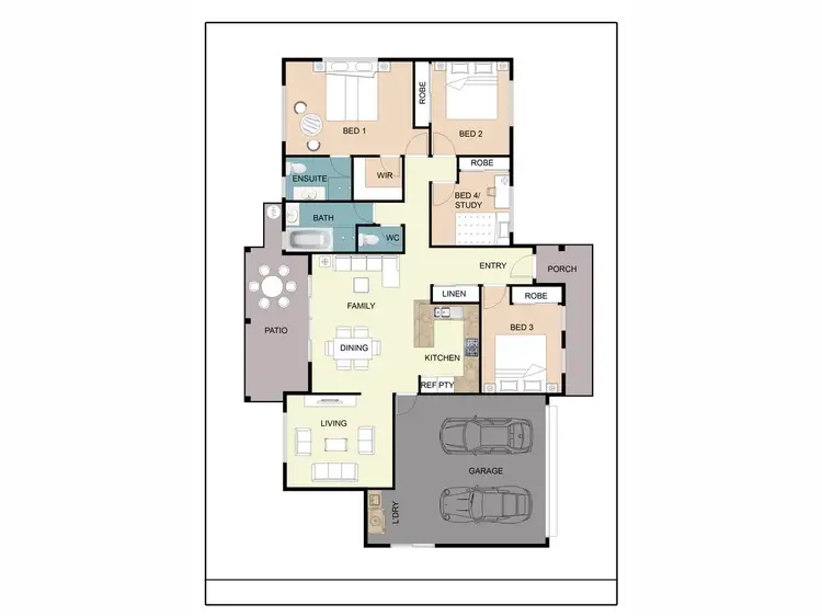 Floorplan of Homely house listing, 14 Phoebe Way, Gleneagle QLD 4285