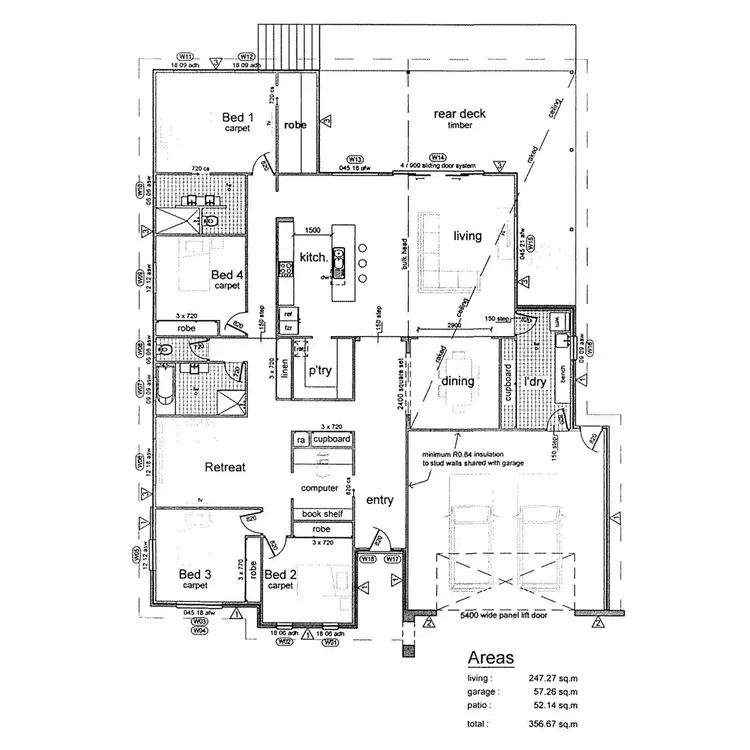 Floorplan of Homely house listing, 22 Brindabella Drive, Tatton NSW 2650