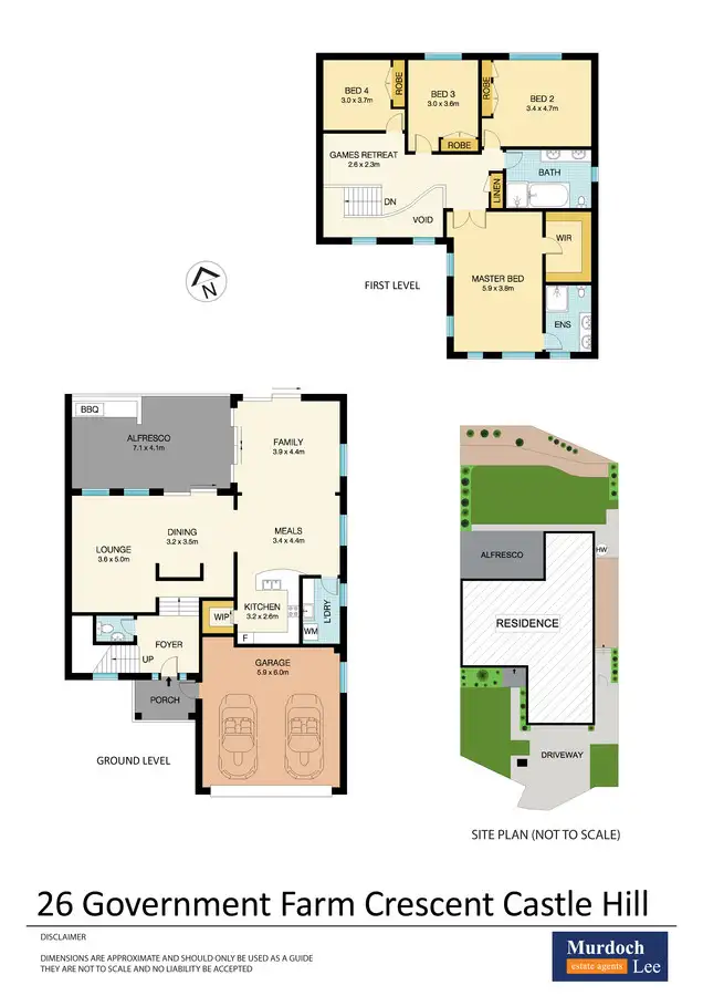 Floorplan of Homely house listing, 26 Government Farm Crescent, Castle Hill NSW 2154