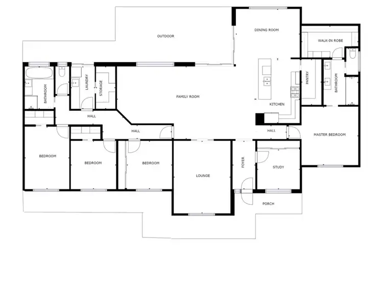 Floorplan of Homely house listing, 13 Connel Street, Yackandandah VIC 3749