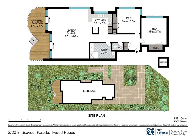 Floorplan of Homely apartment listing, 2/20 Endeavour Parade, Tweed Heads NSW 2485
