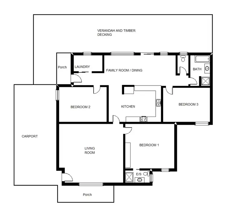 Floorplan of Homely house listing, 34 Davies Crescent, Port Augusta West SA 5700