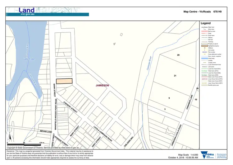 Floorplan of Homely land listing, 21 Bank Street, Jamieson VIC 3723
