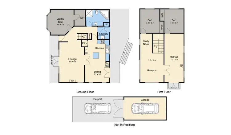 Floorplan of Homely house listing, 59 Warrain Avenue, Rosebud VIC 3939