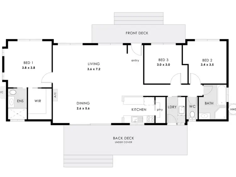 Floorplan of Homely house listing, 21 Telfer Street, Port Lincoln SA 5606