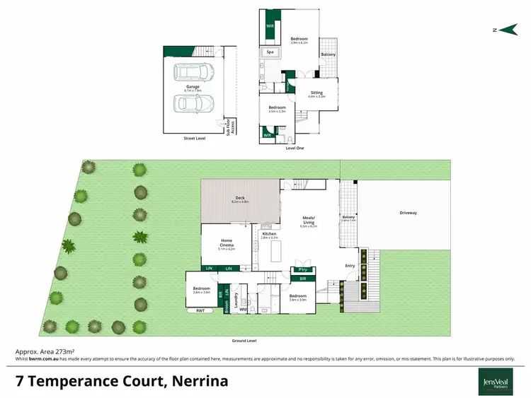 Floorplan of Homely house listing, 7 Temperance Crt, Nerrina VIC 3350