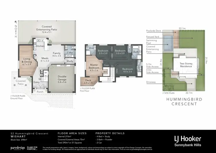 Floorplan of Homely house listing, 52 Hummingbird Crescent, Wishart QLD 4122