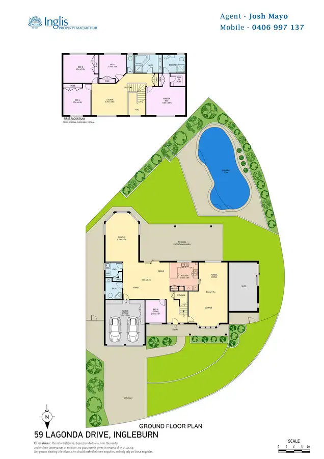 Floorplan of Homely house listing, 59 Lagonda Drive, Ingleburn NSW 2565