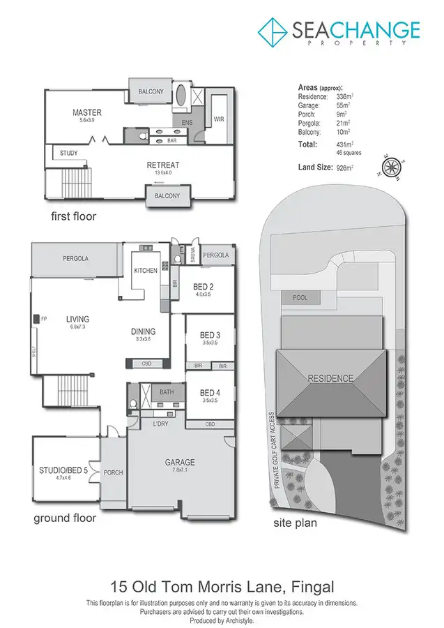 Floorplan of Homely house listing, 15 Old Tom Morris Lane, Fingal VIC 3939