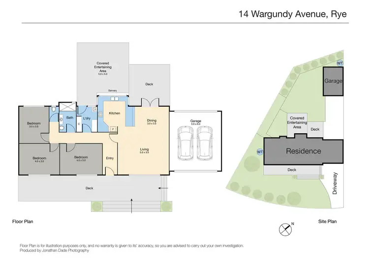 Floorplan of Homely house listing, 14 Wargundy Avenue, Rye VIC 3941