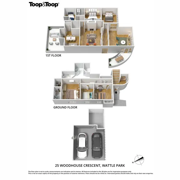 Floorplan of Homely house listing, 25 Woodhouse Crescent, Wattle Park SA 5066