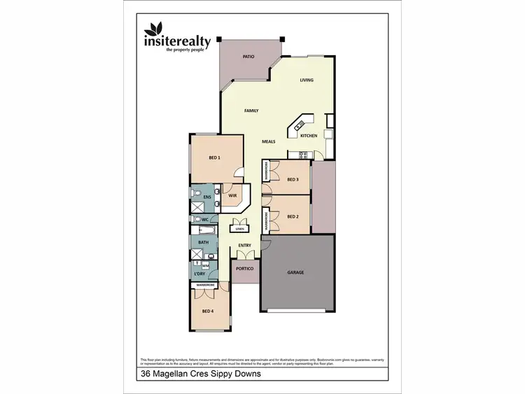 Floorplan of Homely house listing, 36 Magellan Crescent, Sippy Downs QLD 4556