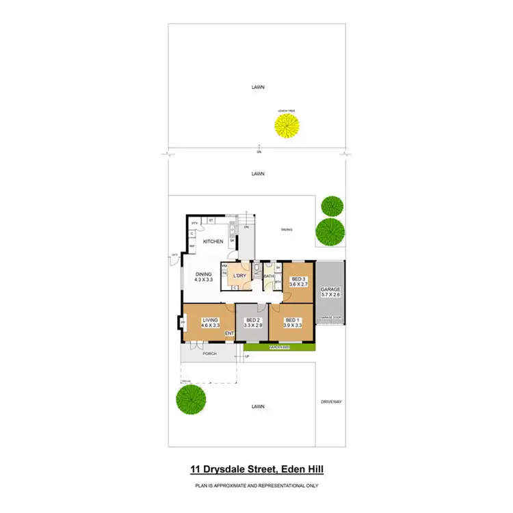 Floorplan of Homely house listing, 11 Drysdale Street, Eden Hill WA 6054
