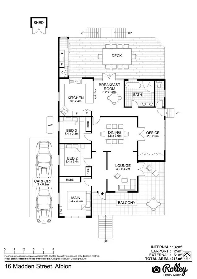 Floorplan of Homely house listing, 16 Madden Street, Albion QLD 4010