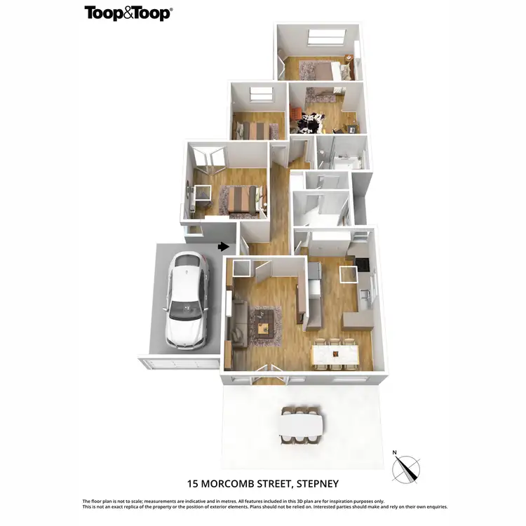 Floorplan of Homely house listing, 15 Morcomb Street, Stepney SA 5069