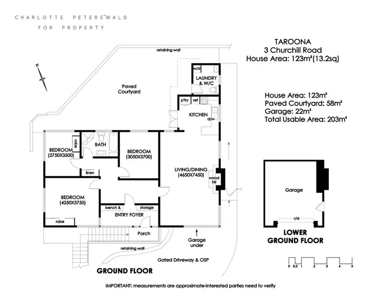 Floorplan of Homely house listing, 3 Churchill Road, Taroona TAS 7053