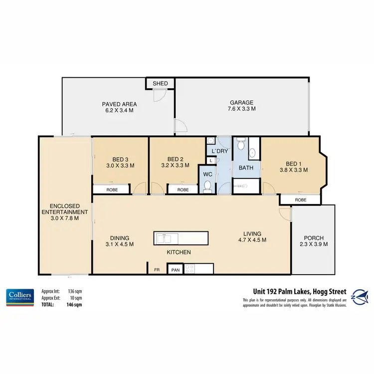 Floorplan of Homely retirement listing, 192/98-161 Hogg Street, Cranley QLD 4350