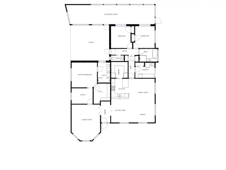 Floorplan of Homely house listing, 7 Bells Flat Road, Yackandandah VIC 3749