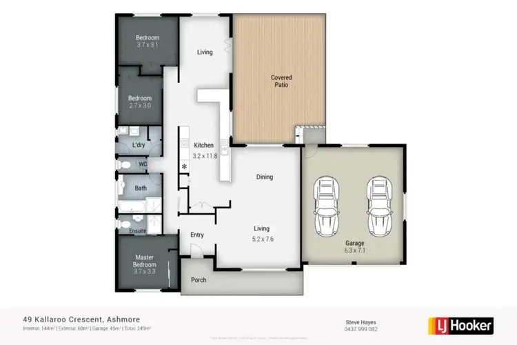 Floorplan of Homely house listing, 49 Kallaroo Crescent, Ashmore QLD 4214