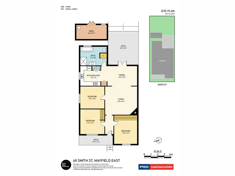 Floorplan of Homely house listing, 49 Smith Street, Mayfield East NSW 2304