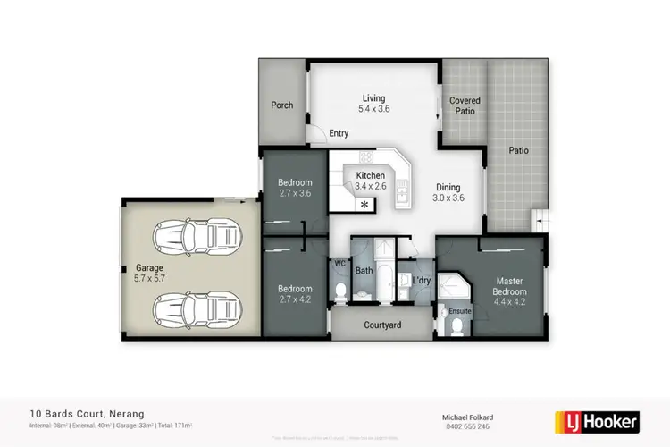 Floorplan of Homely house listing, 10 Bards Court, Nerang QLD 4211