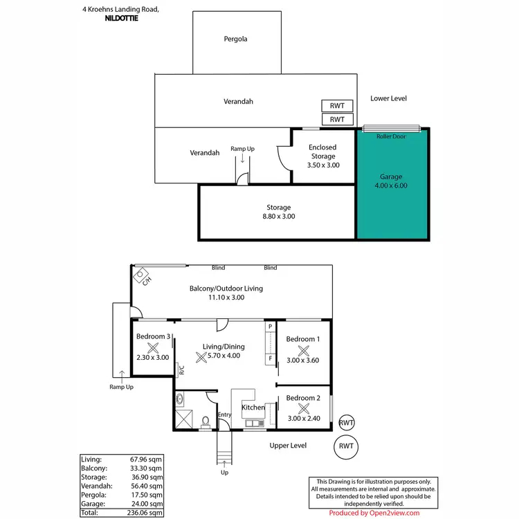 Floorplan of Homely house listing, 4 Kroehns Landing Road, Nildottie SA 5238