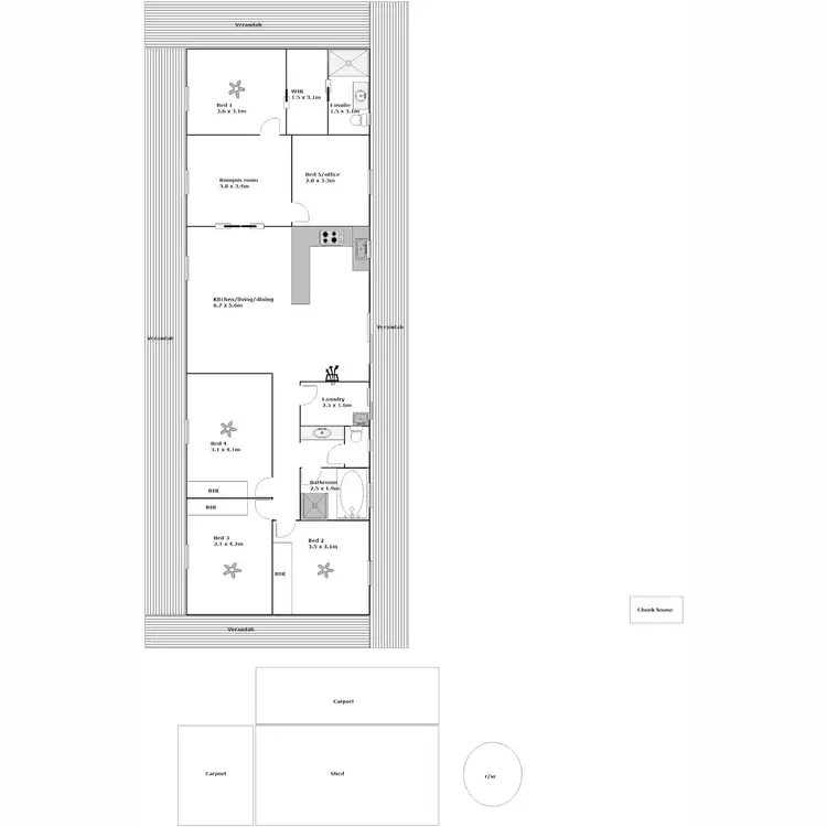 Floorplan of Homely house listing, 13-21 Bronze Wing Drive, Boston SA 5607