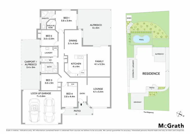 Floorplan of Homely house listing, 37 The Ridgeway, Cumbalum NSW 2478