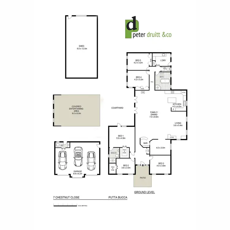 Floorplan of Homely house listing, 7 Chestnut Close, Mudgee NSW 2850