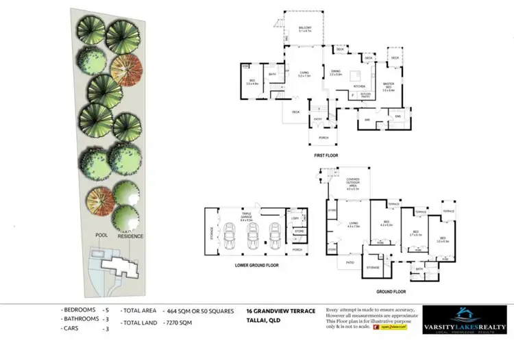 Floorplan of Homely house listing, 16 Grandview Terrace, Tallai QLD 4213