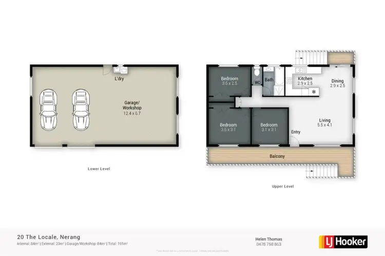 Floorplan of Homely house listing, 20 The Locale, Nerang QLD 4211