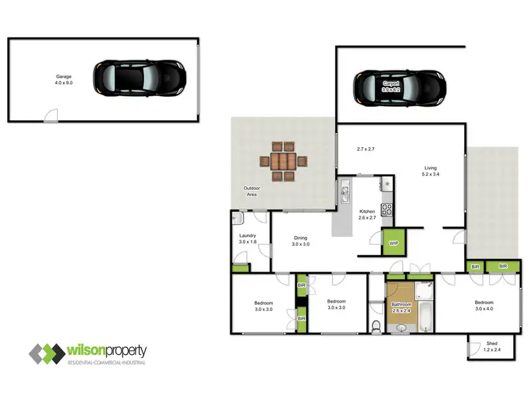 Floorplan of Homely house listing, 37 Meadow Park Drive, Traralgon VIC 3844