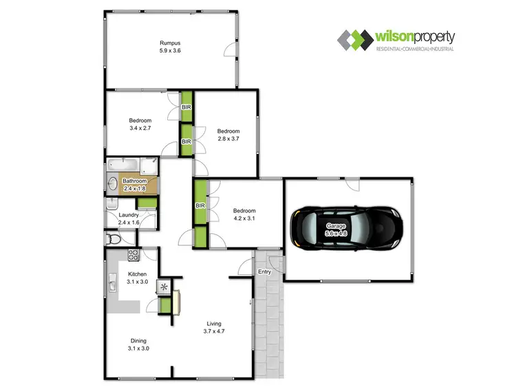Floorplan of Homely house listing, 7 Cross's Road, Traralgon VIC 3844