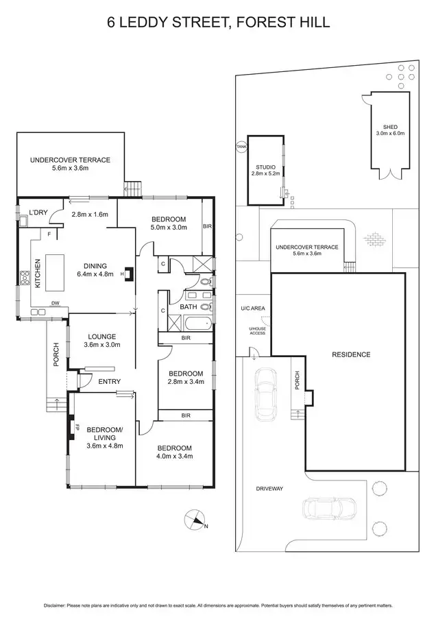 Floorplan of Homely house listing, 6 Leddy Street, Forest Hill VIC 3131