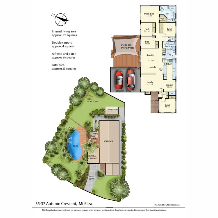 Floorplan of Homely house listing, 35-37 Autumn Crescent, Mount Eliza VIC 3930
