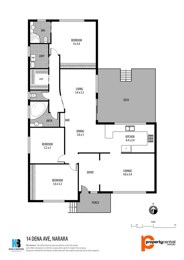 Floorplan of Homely house listing, 14 Dena Avenue, Narara NSW 2250