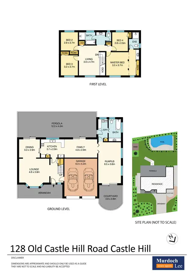 Floorplan of Homely house listing, 128 Old Castle Hill Road, Castle Hill NSW 2154