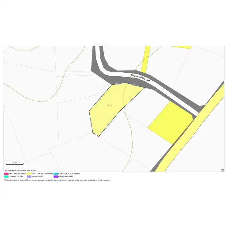 Floorplan of Homely land listing, 5 Tullarook Grove, Spring Grove NSW 2470