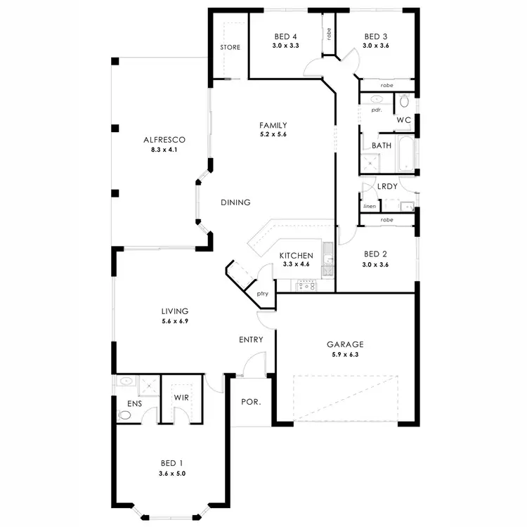 Floorplan of Homely house listing, 12 Cove View Drive, Port Lincoln SA 5606