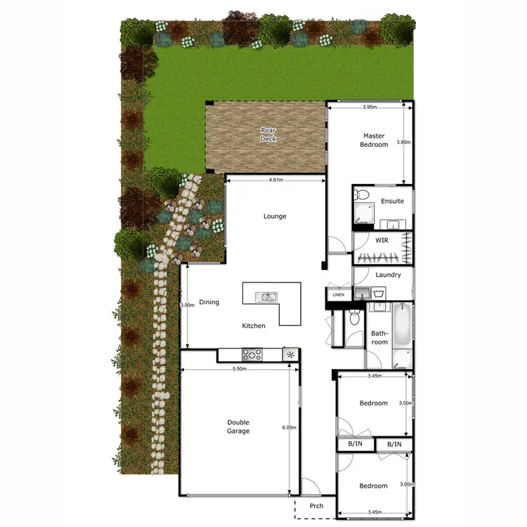 Floorplan of Homely house listing, 8 Drovers Close, Ferny Hills QLD 4055